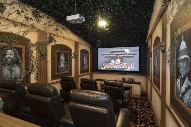 The Jumanji movie theater -- at our Florida vacation rental home 