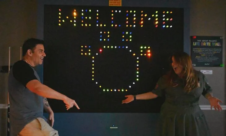 giant lite brite at orlando, florida vacation home