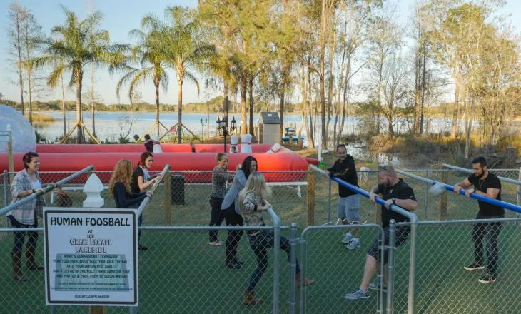 play human foosball near Orlando, Florida