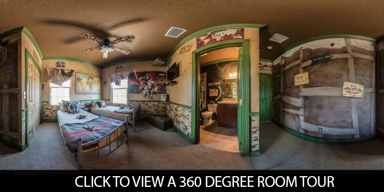 360 degree tour of the war games (stratego, risk, etc;) bedroom at The Great Escape Lakeside