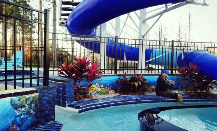 The Shoot Your Ladder Waterslide Near Orlando Florida