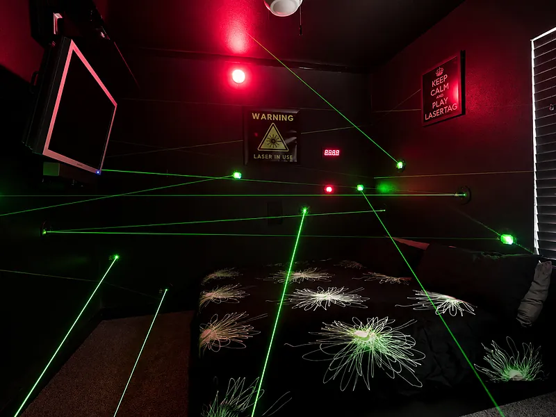 Laser Bedroom at Great Escape Lakeside