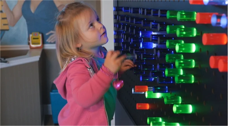 Giant Lite Brite at The Great Escape Lakeside Retreat