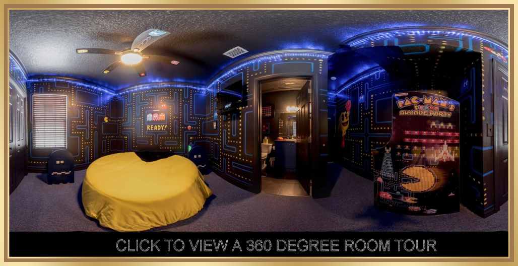 The Pac-Man Bedroom at The Great Escape Lakeside