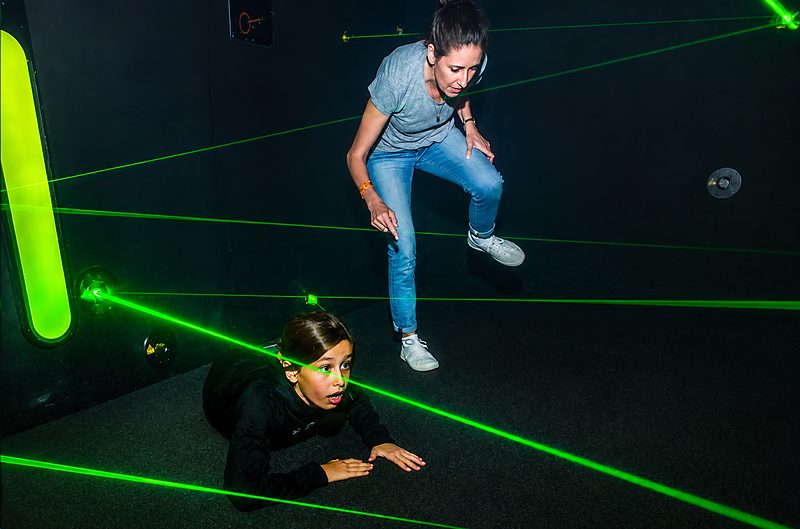 Laser Maze and Laser Tag in The Orlando, FL area - at a vacation home rental!