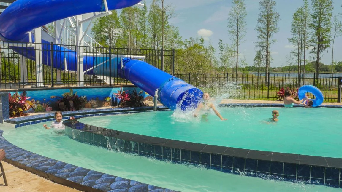 The Shoot Your Ladder Waterslide Near Orlando Florida