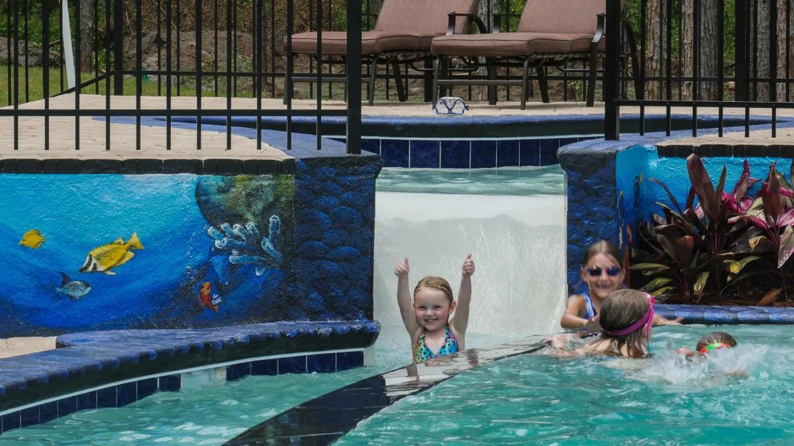 Orlando Florida area's FAST waterslide - at The Great Escape Lakeside Retreat near Disney World and Orlando, FL